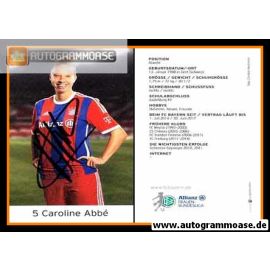 Autogramm Fussball (D) | FC Bayern München | 2014 | Caroline ABBE