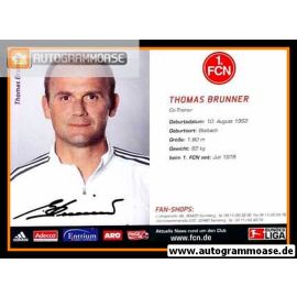 Autogramm Fussball | 1. FC Nürnberg | 2002 | Thomas BRUNNER