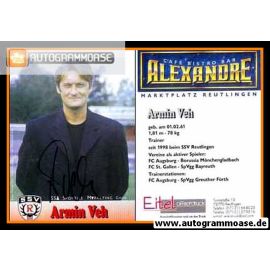 Autogramm Fussball | SSV Reutlingen 05 | 2001 | Armin VEH