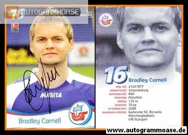 Autogramm Fussball | Hansa Rostock | 2009 | Bradley CARNELL