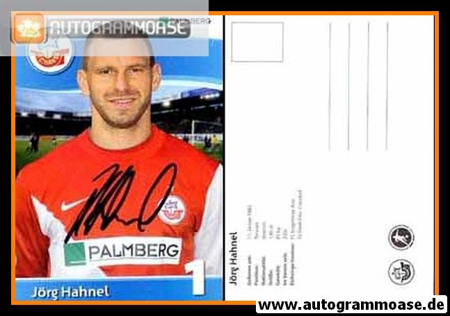 Autogramm Fussball | Hansa Rostock | 2012 | Jörg HAHNEL