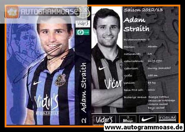 Autogramm Fussball | 1. FC Saarbrücken | 2012 | Adam STRAITH