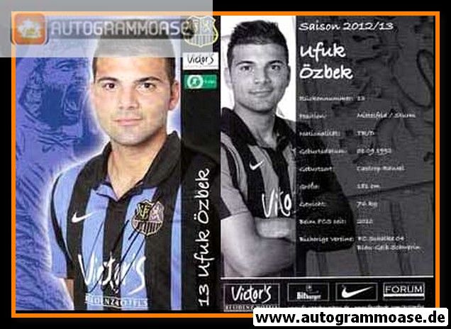 Autogramm Fussball | 1. FC Saarbrücken | 2012 | Ufuk ÖZBEK