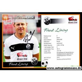 Autogramm Fussball | SV Sandhausen | 2012 | Frank LÖNING