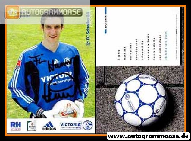 Autogramm Fussball | FC Schalke 04 | 2002 | Christofer HEIMEROTH