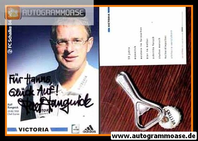Autogramm Fussball | FC Schalke 04 | 2004 | Ralf RANGNICK