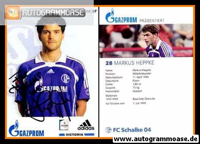 Autogramm Fussball | FC Schalke 04 | 2006 | Markus HEPPKE