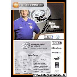 Autogramm Fussball | Sportfreunde Siegen | 2007 | Heinz KNÜWE