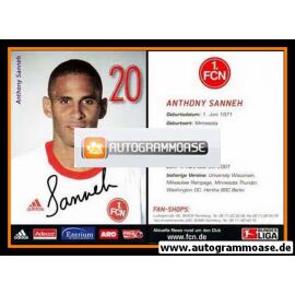 Autogramm Fussball | 1. FC Nürnberg | 2002 | Anthony SANNEH