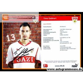 Autogramm Fussball | VfB Stuttgart | 2010 | Timo GEBHART
