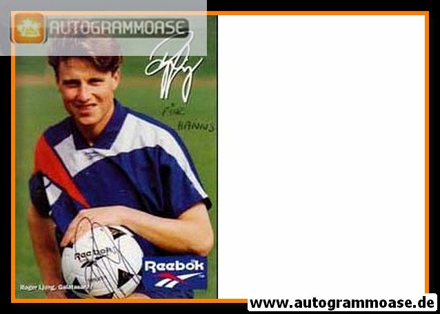 Autogramm Fussball | Galatasaray Istanbul | 1993 | Roger LJUNG (Reebok)