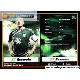Autogramm Fussball | VfL Wolfsburg | 2009 | Alexander ESSWEIN