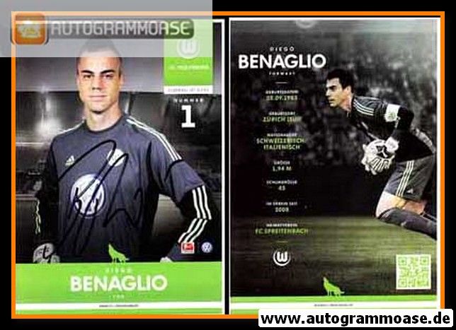 Autogramm Fussball | VfL Wolfsburg | 2012 | Diego BENAGLIO 