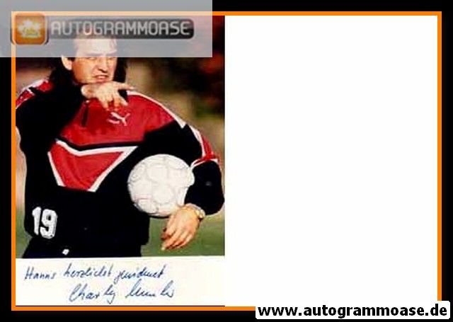 Autogramm Fussball | 1980er Foto | Charly XXX (Training Color)
