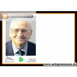 Autogramm Fussball | DFB | 1990er | Egidius BRAUN (Portrait Color)