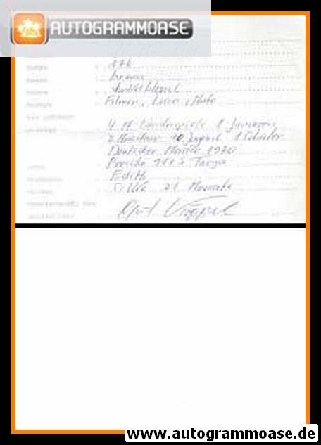 Autogramm Fussball | 1970er | Horst KÖPPEL (Steckbrief)
