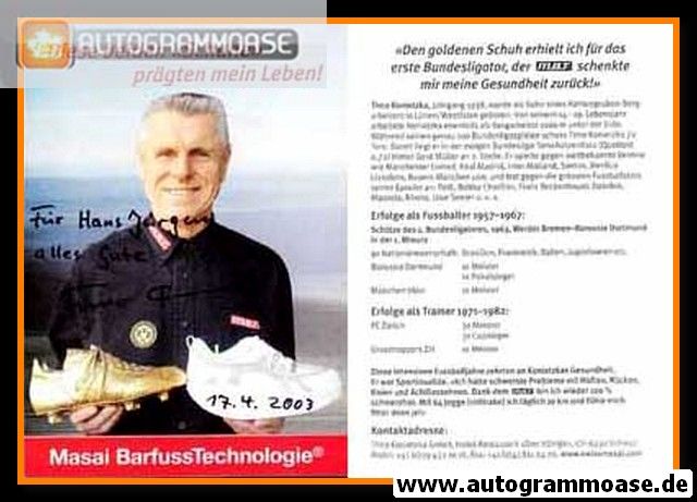 Autogramm Fussball | 2000er | Timo KONIETZKA (Masai Barfuss)