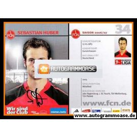 Autogramm Fussball | 1. FC Nürnberg | 2006 | Sebastian HUBER
