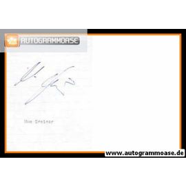 Autograph Fussball | Uwe GREINER