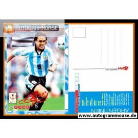Autogramm Fussball | Argentinien | 2002 WM Druck | Gabriel BATISTUTA (Bravo)