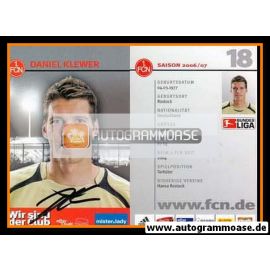 Autogramm Fussball | 1. FC Nürnberg | 2006 | Daniel KLEWER