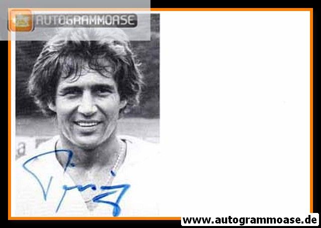 Autogramm Fussball | 1980er | UNBEKANNT 001 (Portrait SW)