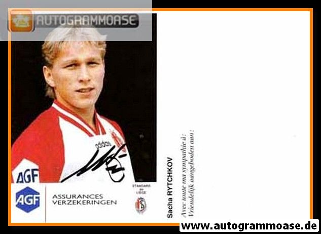 Autogramm Fussball | Standard Lüttich | 1990er AGF | Sacha RYTCHKOV