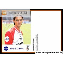 Autogramm Fussball | Standard Lüttich | 1990er AGF | Dimitri DE CONDE