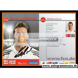 Autogramm Fussball | 1. FC Nürnberg | 2006 | Dieter LIEBERWIRTH