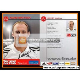 Autogramm Fussball | 1. FC Nürnberg | 2006 | Adam MATYSEK