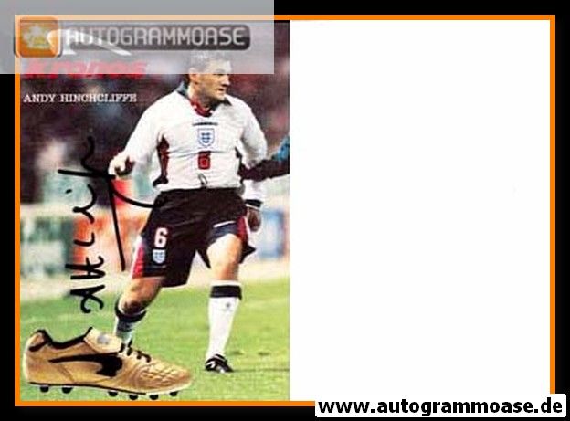 Autogramm Fussball | England | 1990er | Andy HINCHCLIFFE (Kronos)