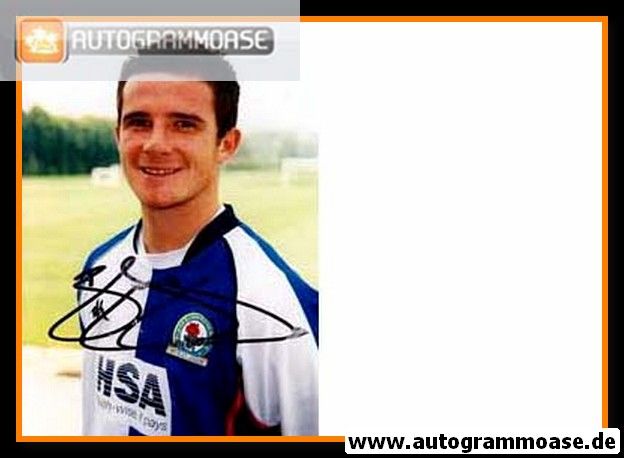 Autogramm Fussball | Blackburn Rovers | 2003 Foto | Barry FERGUSON (Portrait Color)