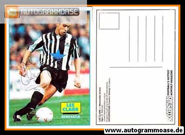 Autogramm Fussball | Newcastle United | 1990er | Lee CLARKE (Spielszene Color)