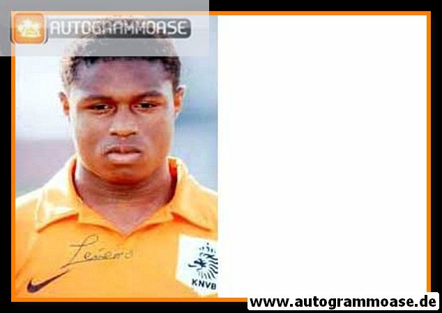 Autogramm Fussball | Niederlande | 2007 Foto | Ginero ZEEFUIK (Portrait Color)