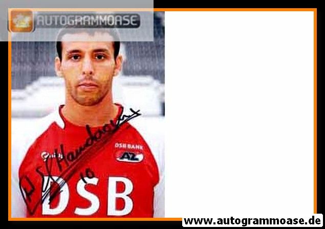 Autogramm Fussball | AZ Alkmaar | 2009 Foto | Mounir EL HAMDAOUI (Portrait Color)