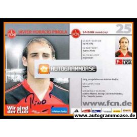 Autogramm Fussball | 1. FC Nürnberg | 2006 | Javier Horacio PINOLA