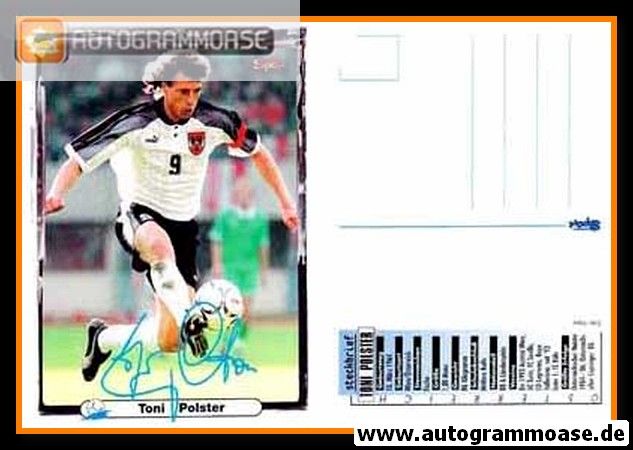 Autogramm Fussball | Österreich | 1990er Druck | Toni POLSTER (Bravo)