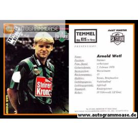 Autogramm Fussball | SK Sturm Graz | 1995 | Arnold WETL