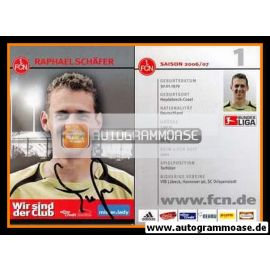 Autogramm Fussball | 1. FC Nürnberg | 2006 | Raphael SCHÄFER