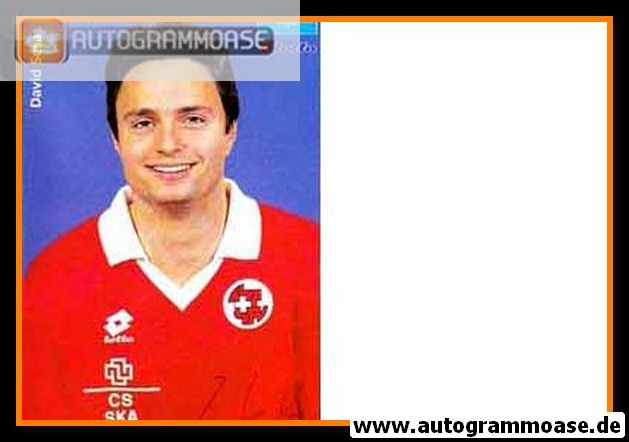 Autogramm Fussball | Schweiz | 1996 Lotto Druck | David SESA (Portrait)