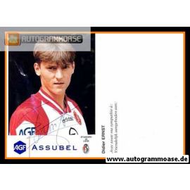 Autogramm Fussball | Standard Lüttich | 1990er AGF | Didier ERNST
