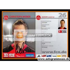 Autogramm Fussball | 1. FC Nürnberg | 2006 | Christoph WEBER