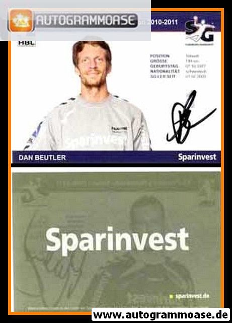 Autogramm Handball | SG Flensburg-Handewitt | 2010 | Dan BEUTLER