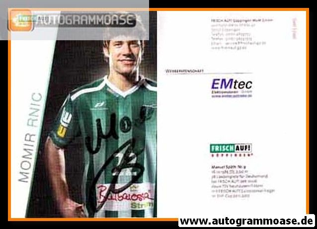 Autogramm Handball | Frisch Auf! Göppingen | 2012 | Momir RNIC
