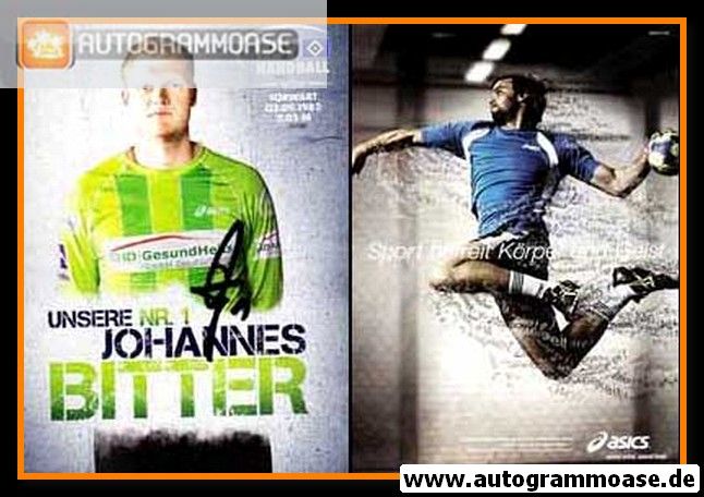 Autogramm Handball | HSV Hamburg | 2011 | Johannes BITTER