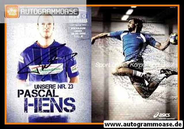 Autogramm Handball | HSV Hamburg | 2011 | Pascal HENS