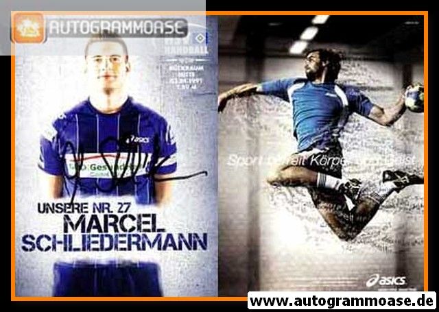Autogramm Handball | HSV Hamburg | 2011 | Marcel SCHLIEDERMANN