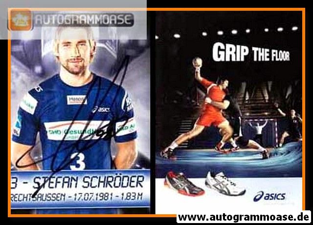 Autogramm Handball | HSV Hamburg | 2010 | Stefan SCHRÖDER