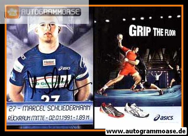 Autogramm Handball | HSV Hamburg | 2010 | Marcel SCHLIEDERMANN