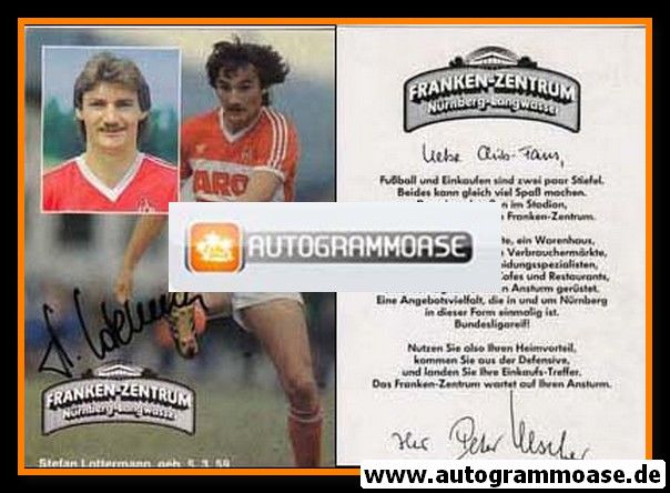 Autogramm Fussball | 1. FC Nürnberg | 1983 | Stefan LOTTERMANN